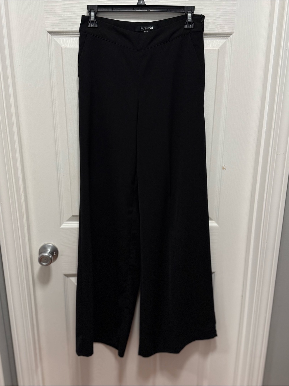 Forever 21 Black Wide-Leg Trousers